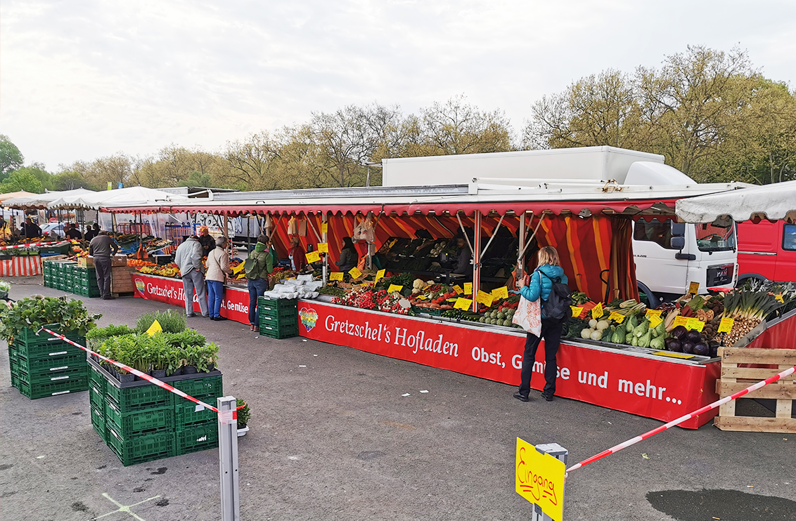 Marktstand Frankfurt Bornheim